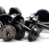 InterMountain 60058 - 36" Wheels - 100 Axles - 0.537" Axle Length - For Micro-Trains Trucks - N Scale