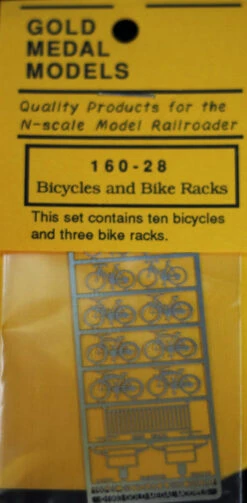 Gold Medal Models 160-28 - Bicycles And Bike Racks - N Scale