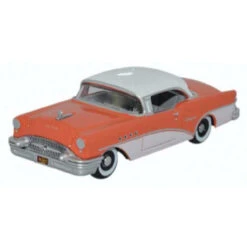Oxford Diecast 87BC55002 - Buick Century 1955 Coral Polo White 1:87