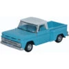 Oxford Diecast 87CP65001 - Chevrolet Stepside Pick Up 1965 Light Blue/White 1:87