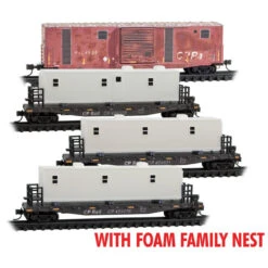 Micro-Trains Line 99302212 - CP Rail Camp 4-pack Canadian Pacific (CP) 24956, 424272, 424276, 424621 - N Scale