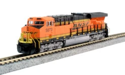 Kato 176-8952-S - GE ES44AC W/ LokSound 5 Sound & DCC BNSF 5801 - N Scale