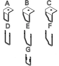 BLMA #402 - Freight Car Stirrups - N Scale