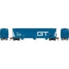 Athearn 8485 - ACF 4600 3-Bay Hopper Grand Trunk Western (GTW) 138129 - N Scale