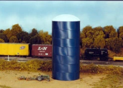 Rix Products 628-0510- Big Blue Silo - HO Scale