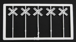 Tichy Train Group 8178 - Crossing Sign Crossbucks 20 Pcs - HO Scale