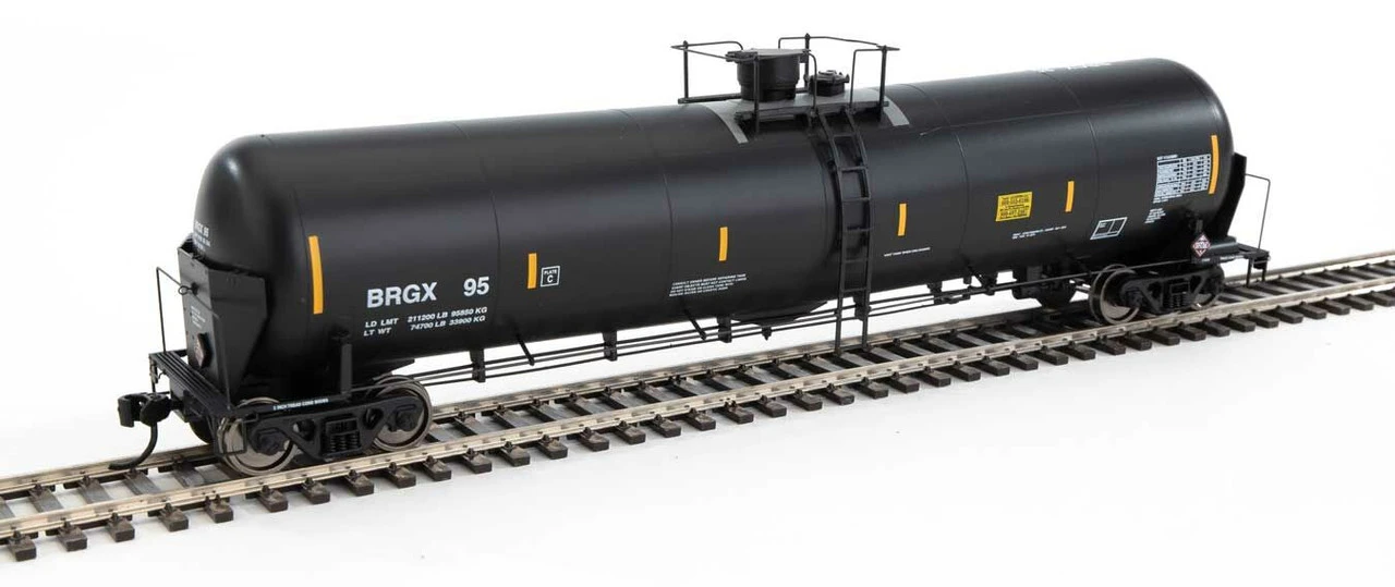 Walthers Proto 920-100731 - 55' Trinity Modified 30,145-Gallon Tank Car Bridger Rail Shipping BRGX 95 - HO Scale