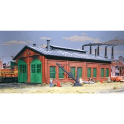 Walthers Cornerstone 933-3007 - 2-Stall Enginehouse Kit - HO Scale
