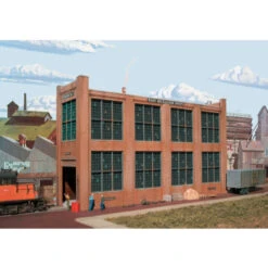 Walthers Cornerstone 933-3165 - Shop Building No.1 Bckgrd - HO Scale