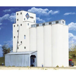 Walthers Cornerstone 933-3225 - ADM Grain Elevator Kit - N Scale