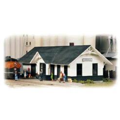 Walthers Cornerstone 933-3240 - Clarkesville Depot Kit - N Scale