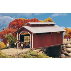Walthers Cornerstone 933-3652 - Willow Glen Cvrd Bridge - HO Scale