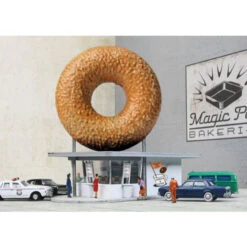 Walthers Cornerstone 933-3835 - Hole-In-One Donut Shop - N Scale