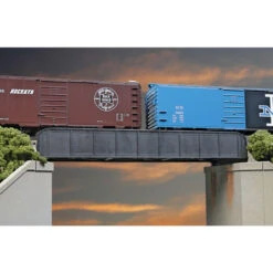 Walthers Cornerstone 933-4501 - Sngl-Trk Thru Grd Brg 50' - HO Scale