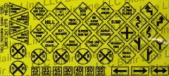 Blair Line 006 - Warning Signs #2 - N Scale