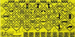 Blair Line 010 - Warning Signs #4 - N Scale
