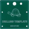 Circuitron 800-6190 - Tortoise Drilling Template
