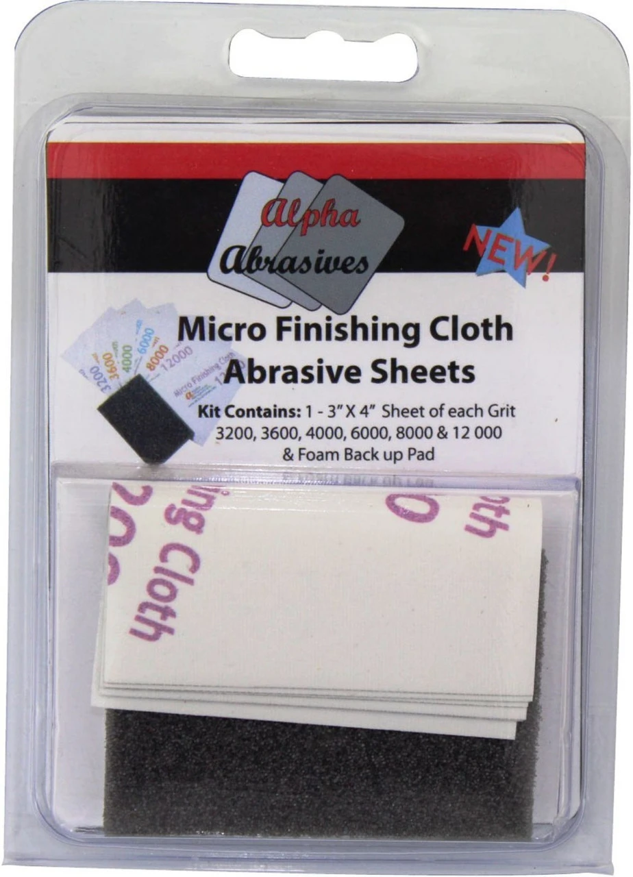 Alpha Abrasives #2050 - Micro Finishing Cloth Abrasive Sheet