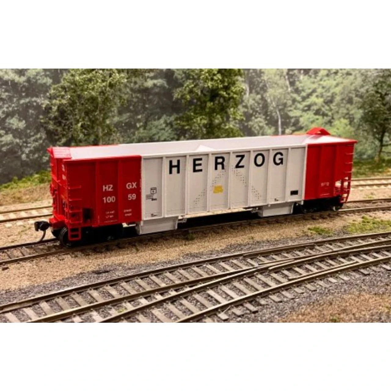 MACRail 844 - "Candy Cane" Ballast Car Conversion Kit (Railcar NOT Included) Herzog (HZGX) - HO Scale Kit