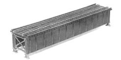 Micro Engineering 75-501 - Deck Girder Bridge Kit, 50ft Open - HO Scale