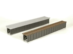 Micro Engineering 75-506 - Deck Grider Bridge, 85ft Ballasted - HO Scale