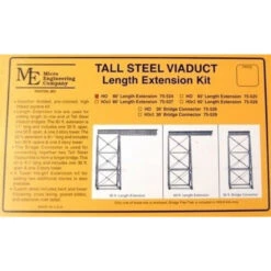 Micro Engineering 75-542 - Tall Steel Viaducts 120ft Length Extension Kit - N Scale