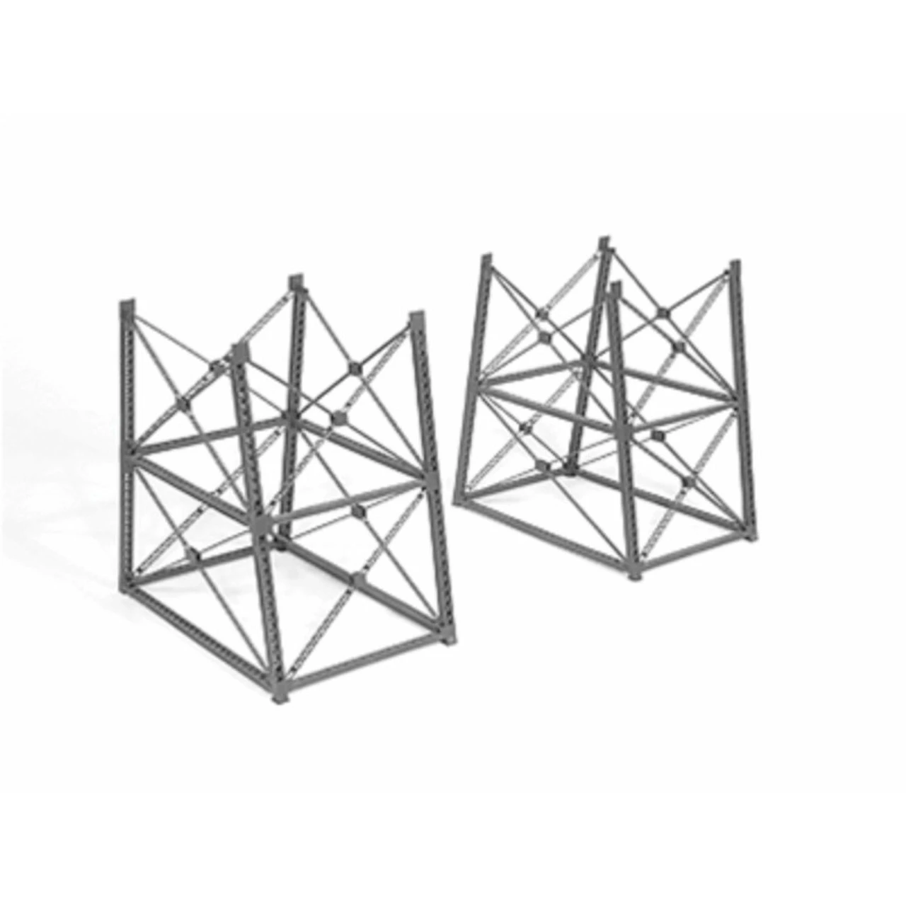 Micro Engineering 75-546 - Tall Steel Viaduct, Height Extension - HO Scale