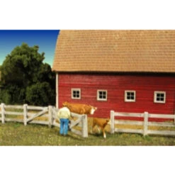 Monroe Models 2310 - Barn Yard Fence - HO Scale Kit