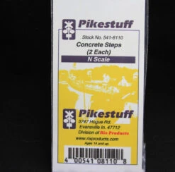 Pikestuff 541-8110 - Concrete Steps (2 Each) - N Scale Kit