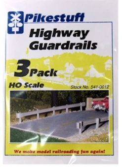 Pikestuff 541-0012 - Highway Guardrails - HO Scale Kit