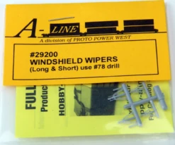 A-Line 29200 - Windshield Wiper (Long And Short) - HO Scale