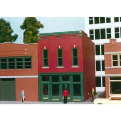 Smalltown USA 6014 - Old Indian Tobacco Shop - HO Scale Kit