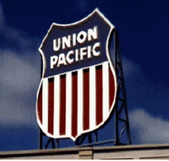 Blair Line 1509 - Union Pacific Rooftop Sign - N Scale