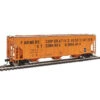 Walthers Proto 920-106159 - 55' Evans 4780 Cubic Foot 3-Bay Covered Hopper Famers Co-op Association (USLX) 26722 - HO Scale
