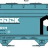 Accurail 2212 - 2-Bay ACF Covered Hopper Rock Island (ROCK) 512064 - HO Scale Kit