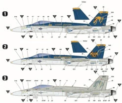Academy 12564 - USN F/A-18C VFA-192 "Golden Dragons" United States - 1:72 Scale Kit