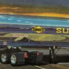AMT 1239 - Fruehauf Plated Tanker Trailer (Sunoco) - 1:25 Scale Kit