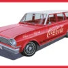 AMT 1353 - 1963 Chevy II Nova Wagon W/ Crates Coke - 1:25 Scale Kit