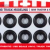 AMT PP023 - Big Rig Truck Tire Parts Pack - 1:25 Scale Kit