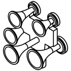 Athearn 01147 - Nathan M-5 All Forward (3) - HO Scale