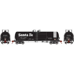 Athearn RTR 15944 - RTC 20,900 Gallon Tank Atchison, Topeka And Santa Fe (ATSF) 98477 - HO Scale