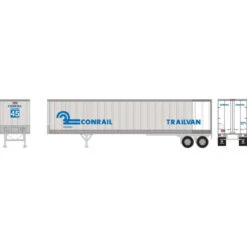 Athearn RTR 16109 - 45' Z-Van Trailer Conrail (CRZ) 202204 - HO Scale