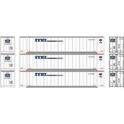 Athearn 17301 - 48' Container [3 Pack] Itel (ITLU) - N Scale