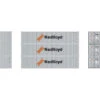Athearn RTR 27055 - 40' Corrugated Low-Cube Container (3) Nedlloyd - HO Scale