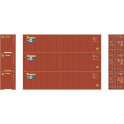 Athearn 17440 - 40' Corrugated Container (3) MOL - N Scale