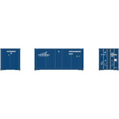 Athearn 17724 - 20' Corrugated Container NYK Logistics 3 Pack - N Scale