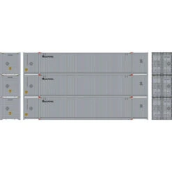 Athearn 17743 - 53' CIMC Container (3) Railpool (APXU) - N Scale