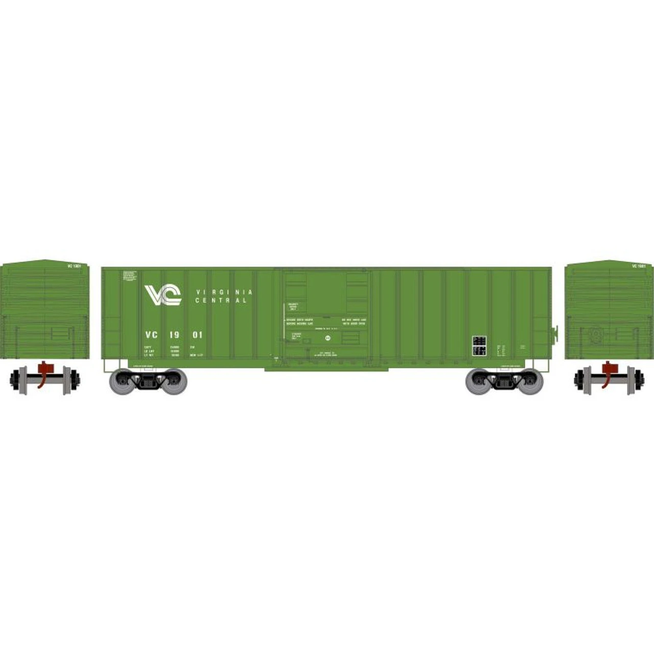 Athearn 22363 - 50' SIECO Boxcar Virginia Central (VC) 1929 - N Scale