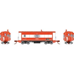 Athearn 24337 - Bay Window Caboose St Louis - San Francisco (SLSF) 1733 - N Scale