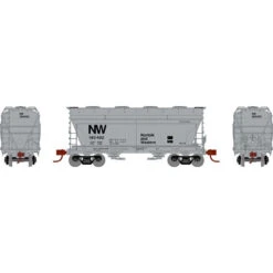 Athearn 24674 - ACF 2970 Covered Hopper Norfolk & Western (NW) 180402 - N Scale